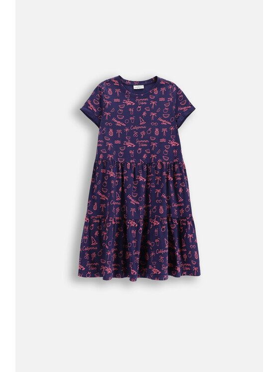 Coccodrillo Coccodrillo Každodenné šaty WC6129203VGB-015 Tmavomodrá Regular Fit