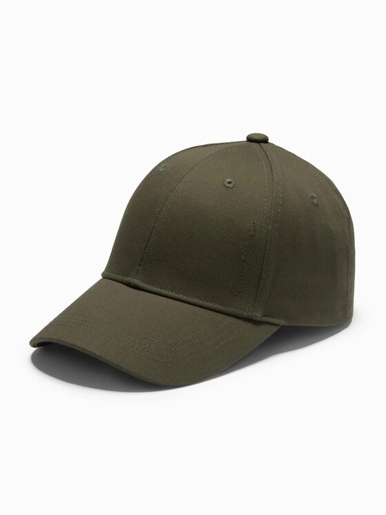 Ombre Ombre Czapka z daszkiem OM-ACCS-0102 Khaki