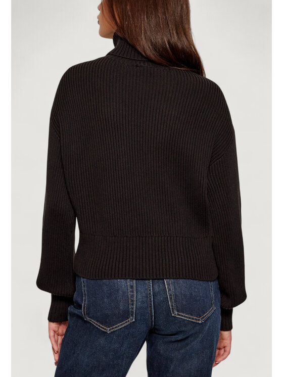 Calvin Klein Jeans Calvin Klein Jeans Maglione BLOWN UP CK LOOSE SWEATER CONTRA Nero Loose Fit