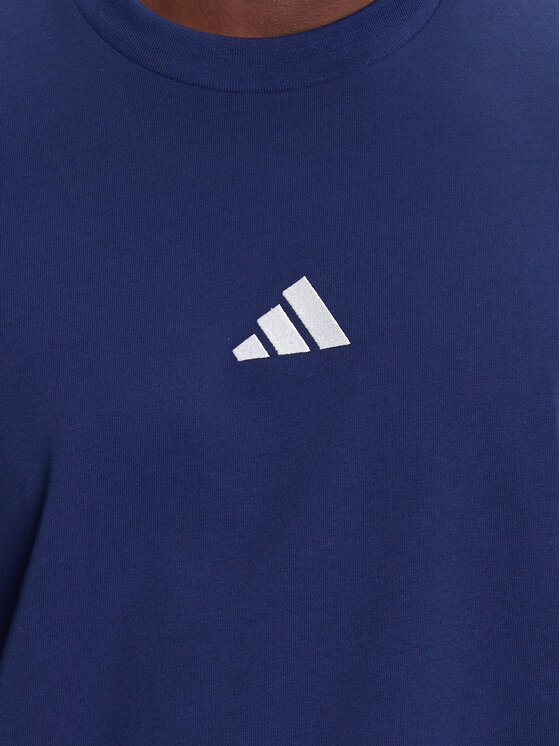 adidas adidas Tricou Essentials 3-Stripes JE6399 Albastru Regular Fit