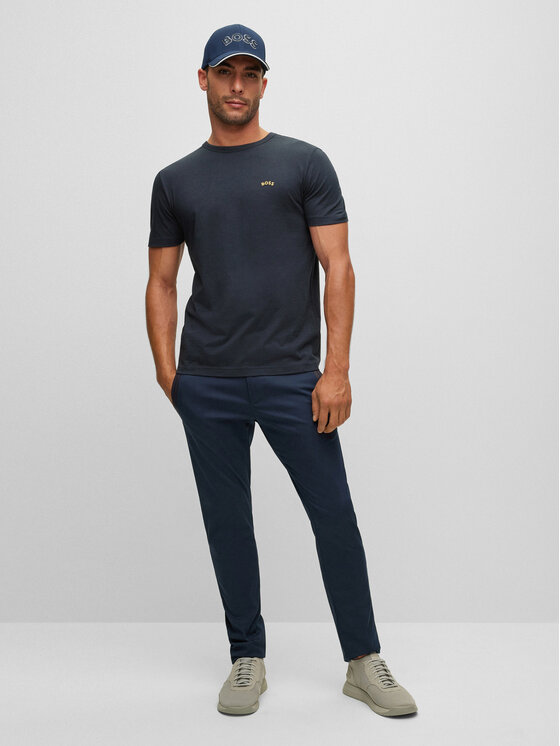 Boss Тишърт 50469045 Тъмносин Regular Fit | Modivo.bg