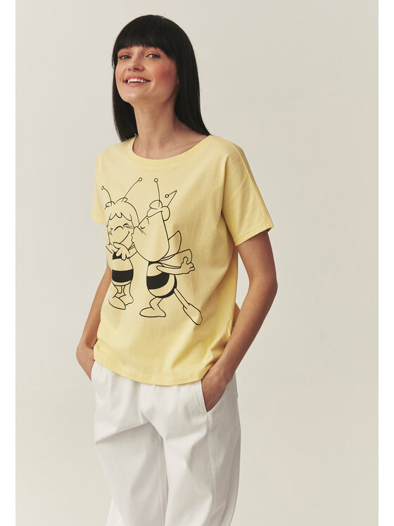 TATUUM Tatuum Tričko NILS Žltá Classic Fit