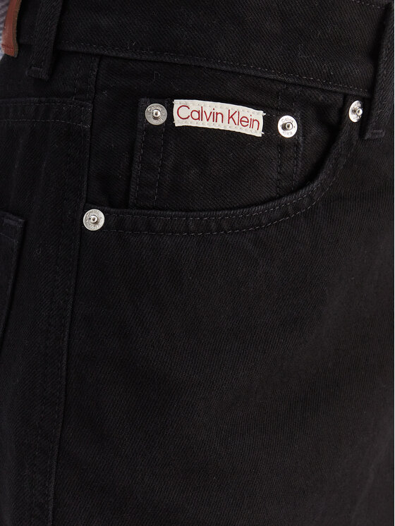 Calvin Klein Jeans Calvin Klein Jeans Džinsa svārki LV047D777G Melns Regular Fit