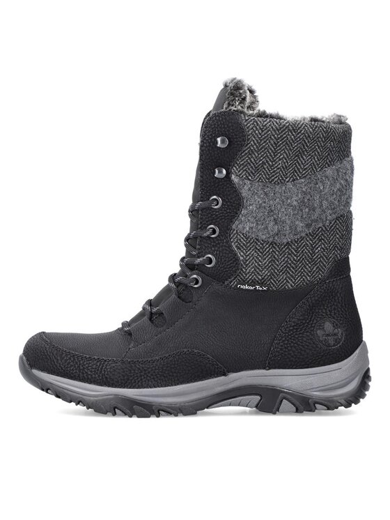 Rieker Rieker Sniego batai M9643-01 Juoda