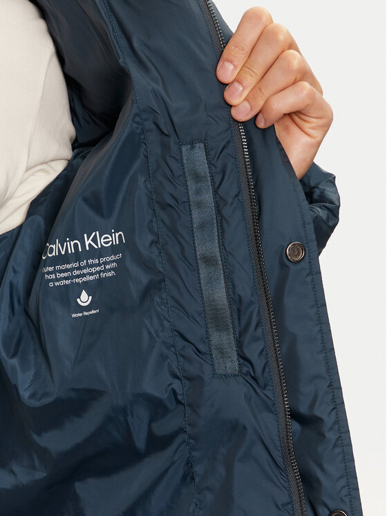 Calvin Klein Calvin Klein Ziemas mētelis K10K113465 Zils Regular Fit