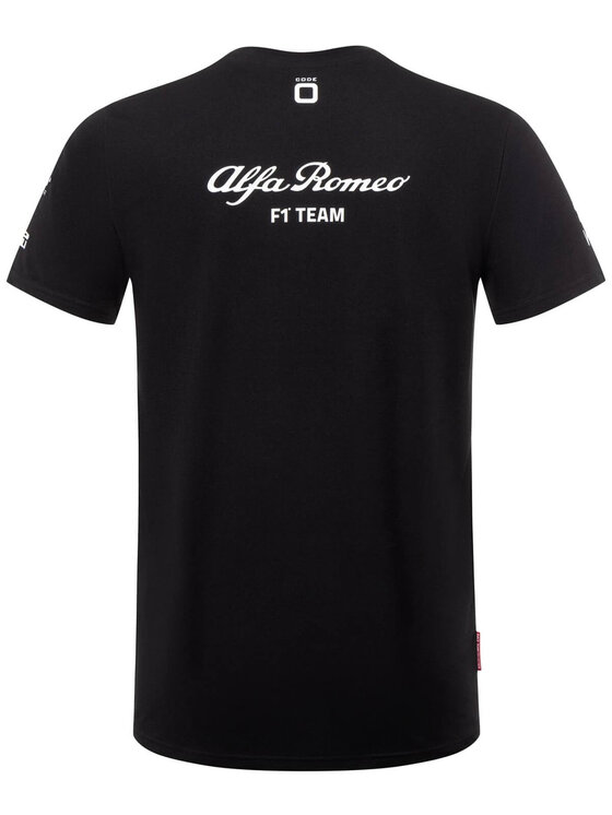 Alfa Romeo Racing Alfa Romeo Racing T-Shirt Team Czarny Regular Fit