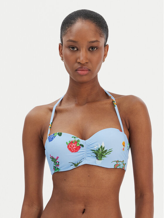 Seafolly Seafolly Góra od bikini Playa Bonita 30574-287 Błękitny