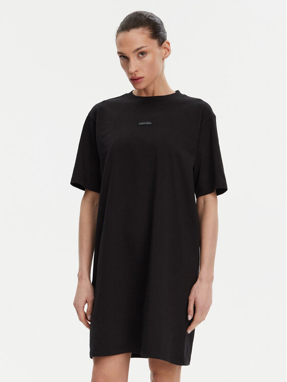 Calvin Klein Jeans Calvin Klein Jeans Повсякденна сукня J20J225289 Чорний Relaxed Fit