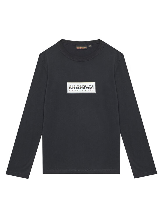Napapijri Napapijri Μπλουζάκι S-Chamois NP0A4HYK D Μαύρο Regular Fit