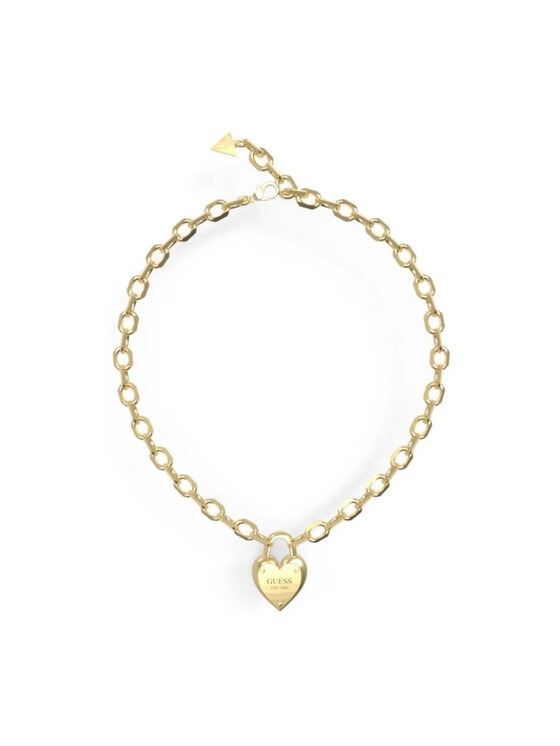 Guess Náhrdelník JUBN04268JWYGT/U Zelená