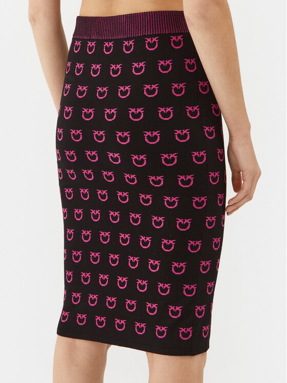 PINKO Pinko Ceruzaszoknya Ioto 101565 A112 Fekete Slim Fit