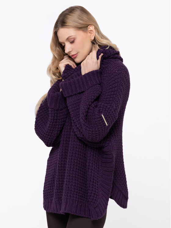 LIDIA KALITA LIDIA KALITA Golf Ville Fioletowy Oversize