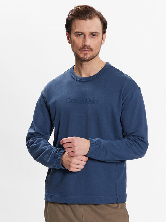 Calvin Klein Performance Džemperis Pullover 00GMS3W302 Mėlyna Regular Fit