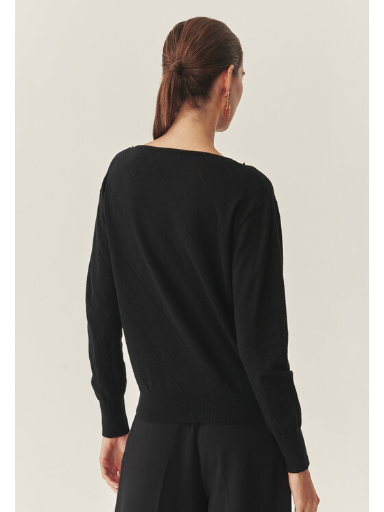TATUUM Tatuum Sweter AZAKI Czarny Classic Fit