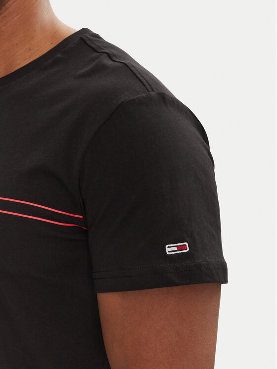 Tommy Jeans Tommy Jeans T-Shirt Entry Graphic DM0DM20779 Μαύρο Slim Fit