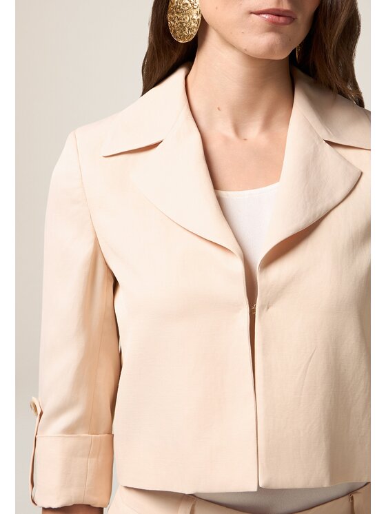 Oltre Oltre Giacca outdoor R189R002308N002 Rosa Cropp Fit