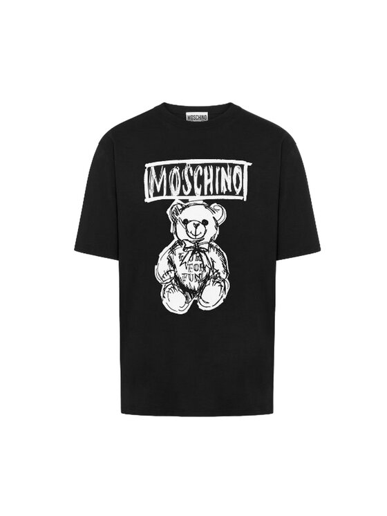 MOSCHINO MOSCHINO T-Shirt 9667984916815 Czarny Regular Fit