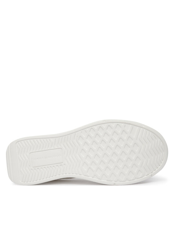 Tommy Hilfiger Tommy Hilfiger Sneakersy Lightweight Runner Mix FM0FM05755 Bílá