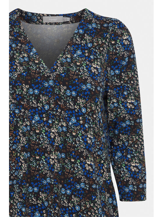 Fransa Fransa Haljina za svaki dan 20612138 Plava Regular Fit