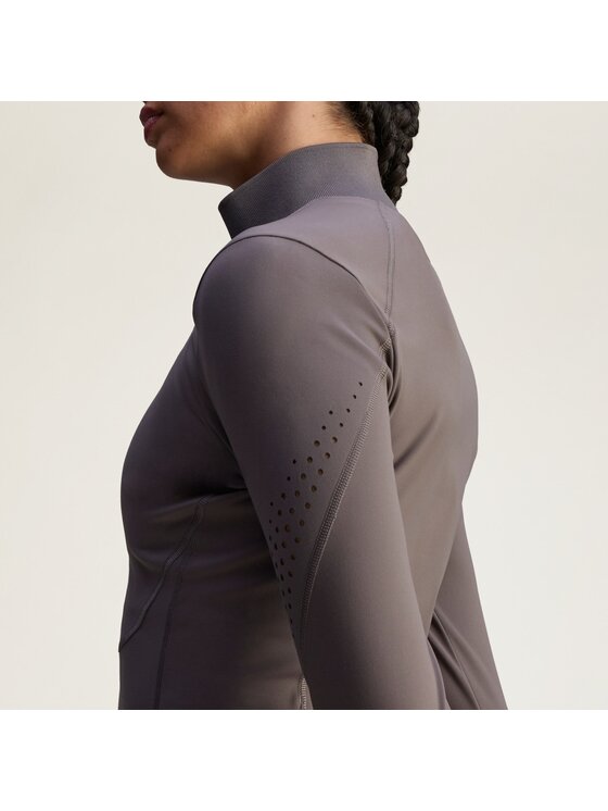 adidas by Stella McCartney adidas by Stella McCartney Kurtka do biegania By Stella McCartney Training Midlayer Brązowy Slim Fit