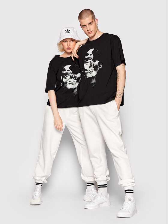 T-shirt Unisex Rebuild no. 1 Nero Oversize