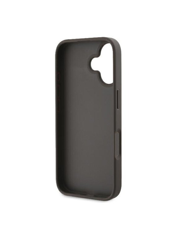 Guess Guess Etui na telefon iPhone 16 Brązowy