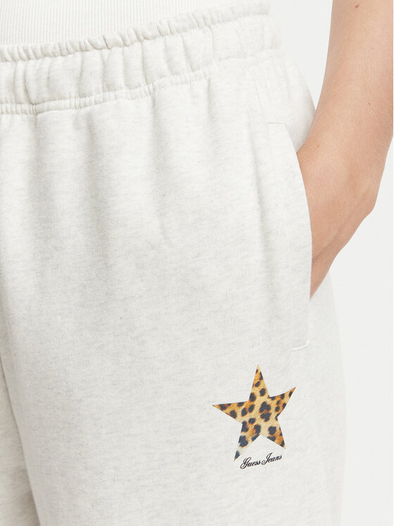 Guess Jeans Guess Jeans Долнище анцуг W6BB37 K6898 Светлосив Relaxed Fit