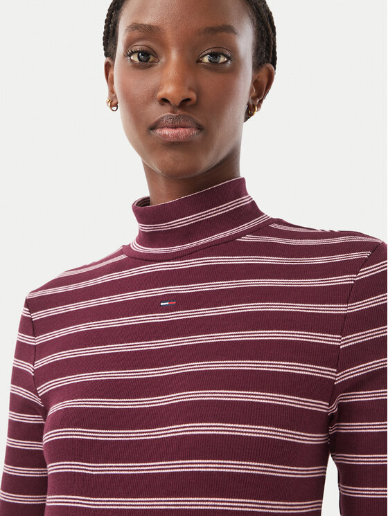Tommy Jeans Tommy Jeans Palaidinė Essential DW0DW19830 Violetinė Slim Fit