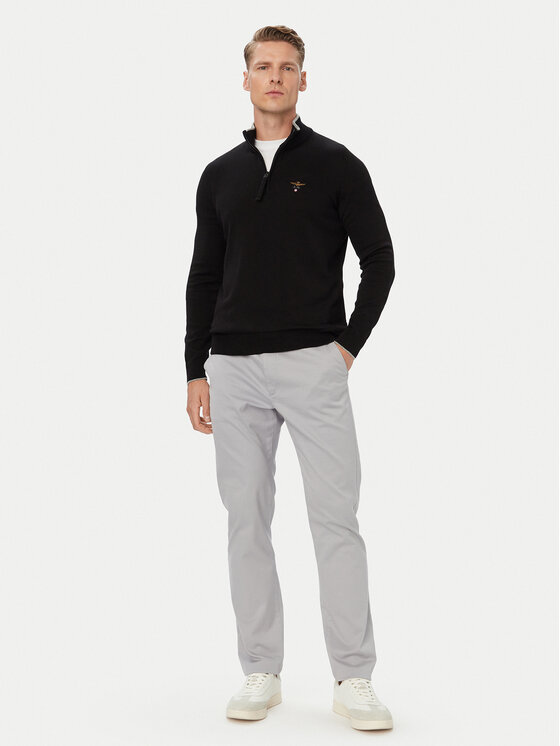 Aeronautica Militare Aeronautica Militare Svetr 262MA1670UL00506 Černá Regular Fit