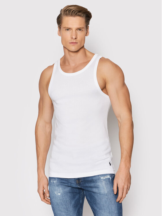 Polo Ralph Lauren Polo Ralph Lauren Комплект майок без рукавів 714835886001 Білий Regular Fit