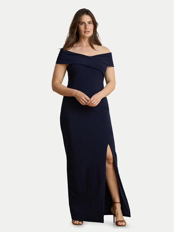 LAUREN RALPH LAUREN LAUREN RALPH LAUREN Φόρεμα βραδινό 253P13931002 Σκούρο μπλε Slim Fit