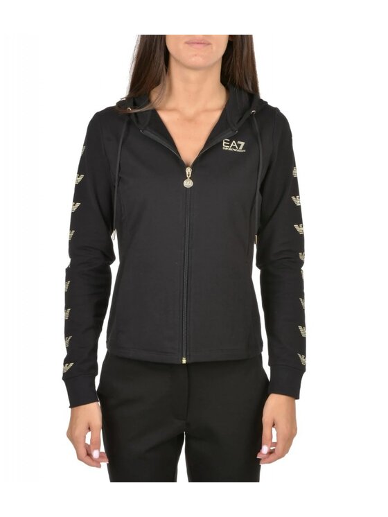EA7 Emporio Armani EA7 Emporio Armani Mikina 6LTM28 TJJRZ 0200 Čierna Regular Fit