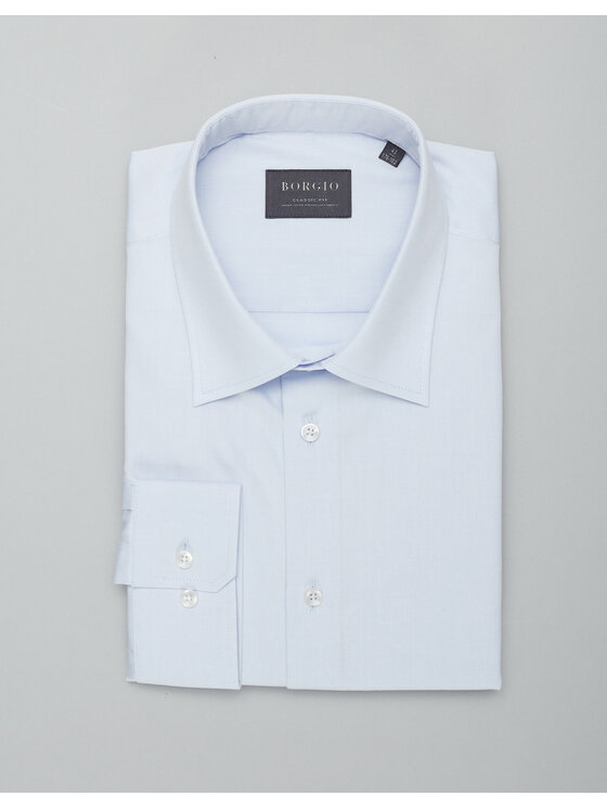 Borgio Borgio Koszula lavello Niebieski Slim Fit