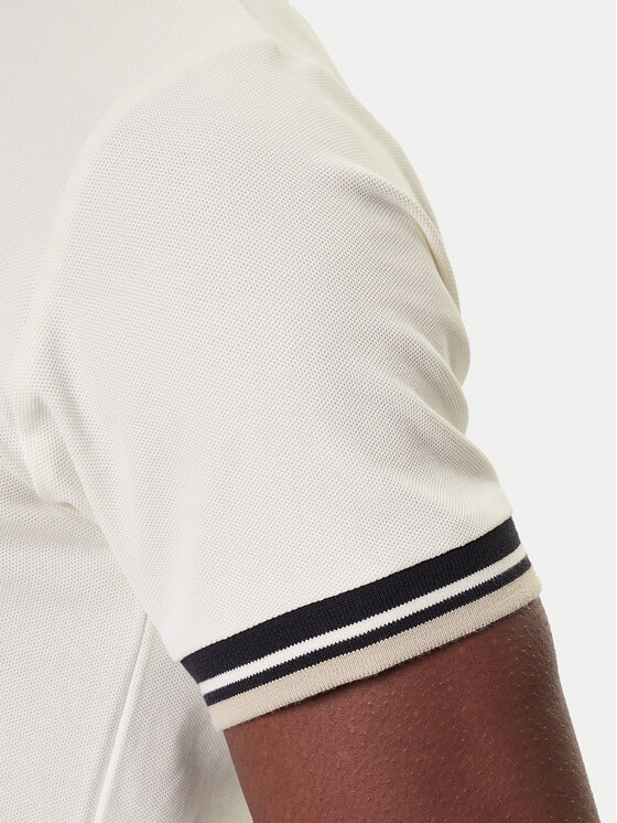 Nautica Nautica Tricou N1S03473 Écru Regular Fit
