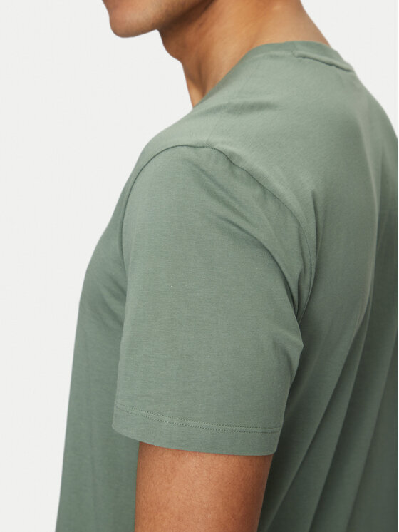 HUGO HUGO T-Shirt Dulivio 50467556 Zielony Regular Fit