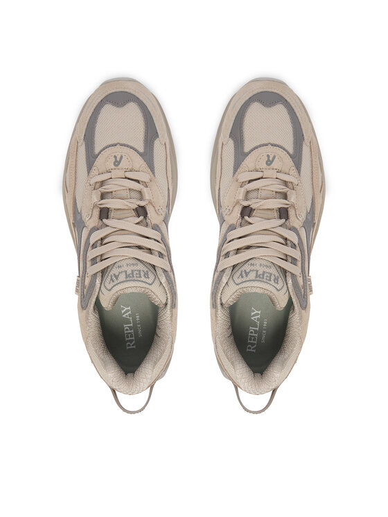REPLAY REPLAY Sneakersy GMSD5 .000.C0004T Beżowy