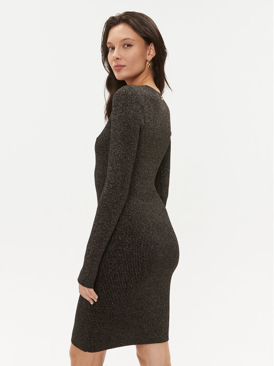 TWINSET TWINSET Φόρεμα υφασμάτινο 232TT3272 Μαύρο Slim Fit