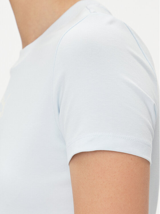 Puma Puma Tricou Classics 535610 Albastru celest Tight Fit
