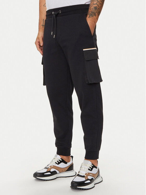 BOSS Boss Jogginghose C-Larsen 25 50520609 Schwarz Regular Fit