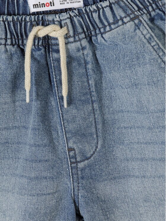 minoti minoti Szorty jeansowe 29SHORT253 Czarny Regular Fit