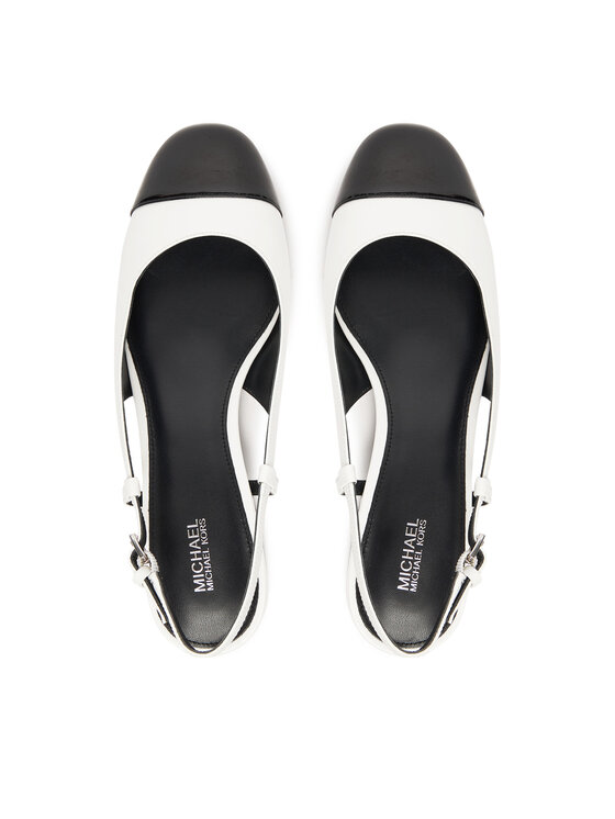 MICHAEL Michael Kors MICHAEL Michael Kors Balerīnas Perla 40R4PLFP1L Balts