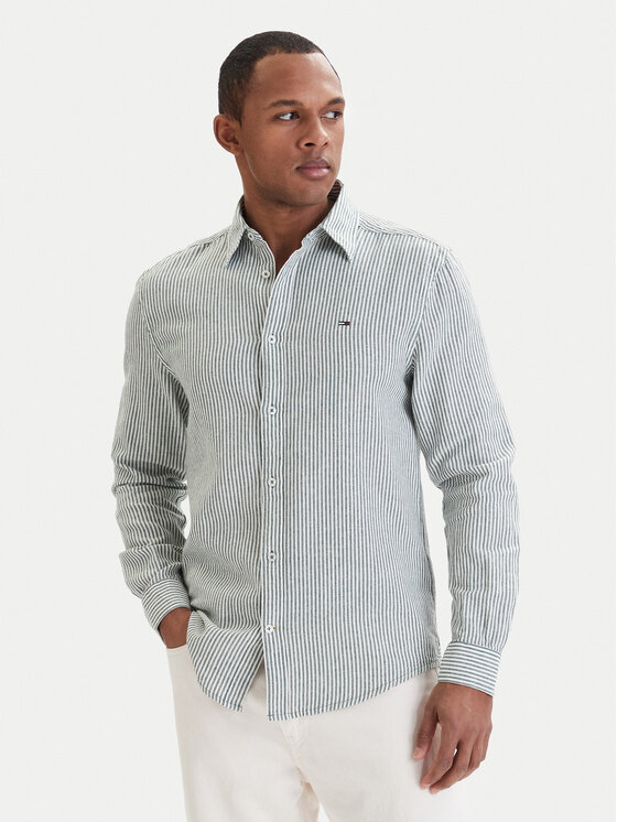 Tommy Jeans Tommy Jeans Särk DM0DM22755 Roheline Regular Fit