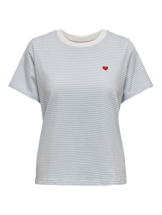 JDY JDY Футболка Pisa 15298612 Блакитний Regular Fit
