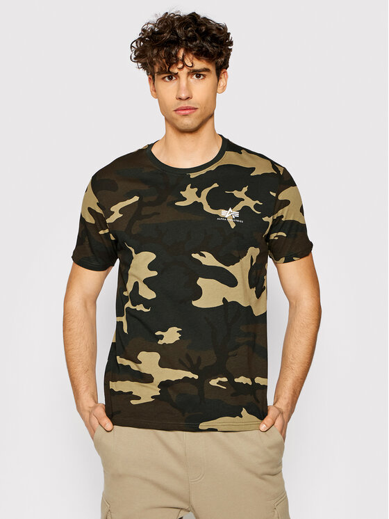 Alpha Industries T-krekls Basic Small Logo 188505C Daudzkrāsains Regular Fit