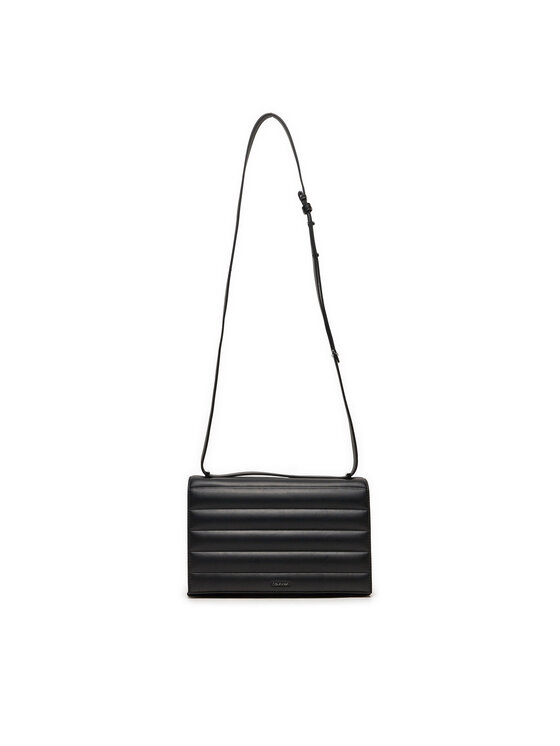 Calvin Klein Calvin Klein Torbica Line Quilt Md Conv Shoulder Bag K60K612117 Crna