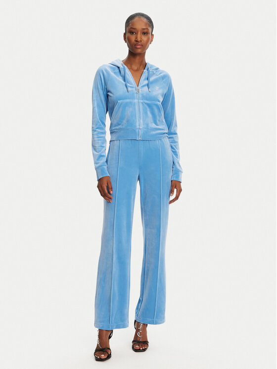 Juicy Couture Juicy Couture Mikina Madison JCWA122001 Modrá Slim Fit