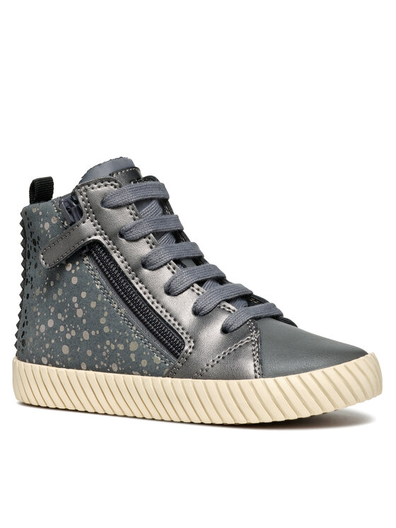Geox Geox Sneakers J Mirroless Girl J46MNA 0AUAJ C9002 S Grau