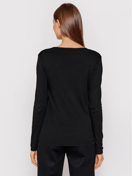 United Colors Of Benetton United Colors Of Benetton Blūze 3GA2E16F9 Melns Regular Fit