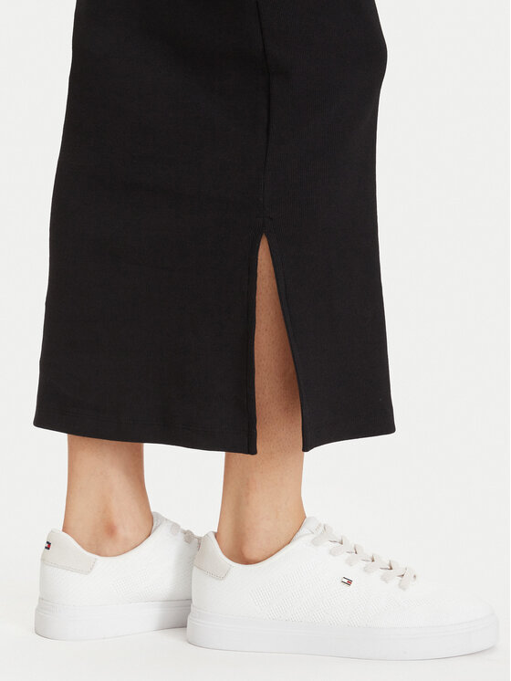 Tommy Jeans Tommy Jeans Vasarinė suknelė Racerback DW0DW22329 Juoda Slim Fit