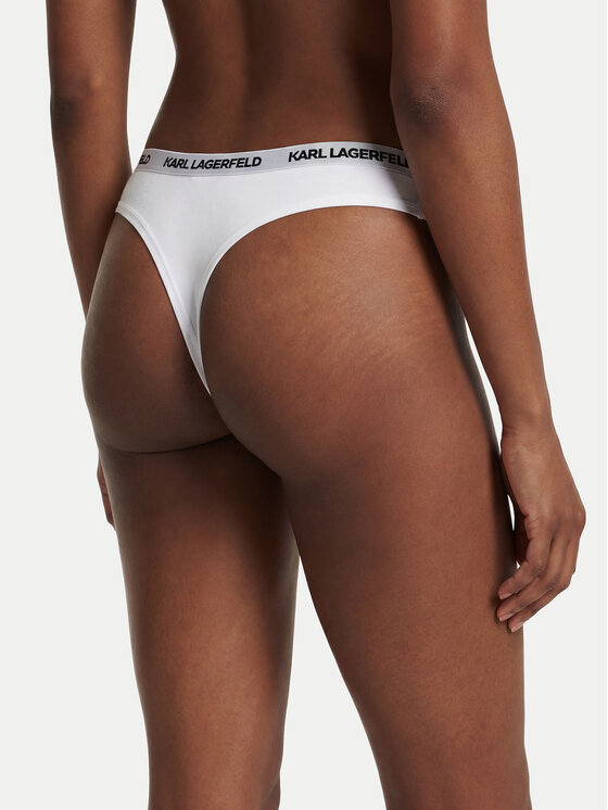 KARL LAGERFELD KARL LAGERFELD Set de tanga﻿ B1W47031 Alb